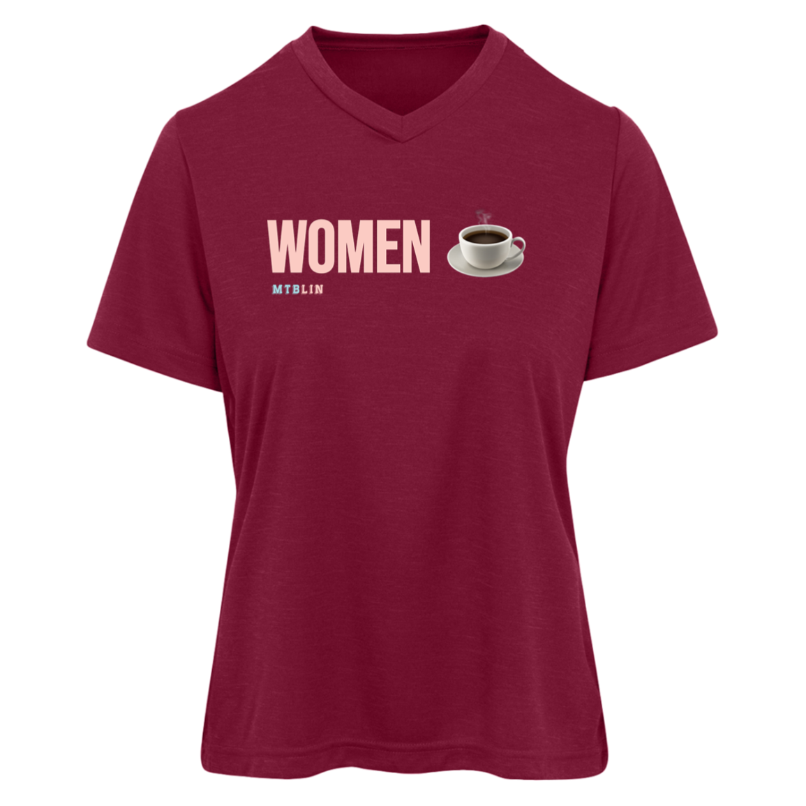 WOMEN COFFEE WOMEN'S ATHLETIC TEE