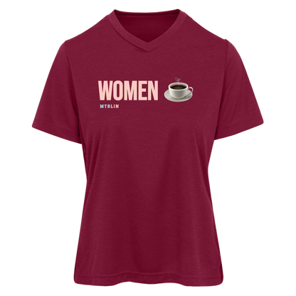 WOMEN COFFEE WOMEN'S ATHLETIC TEE