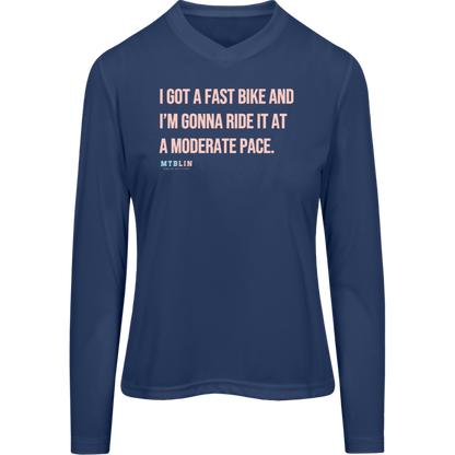 FAST BIKE V2 WOMEN'S LONGSLEEVE TEE