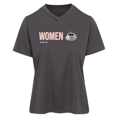 WOMEN COFFEE WOMEN'S ATHLETIC TEE