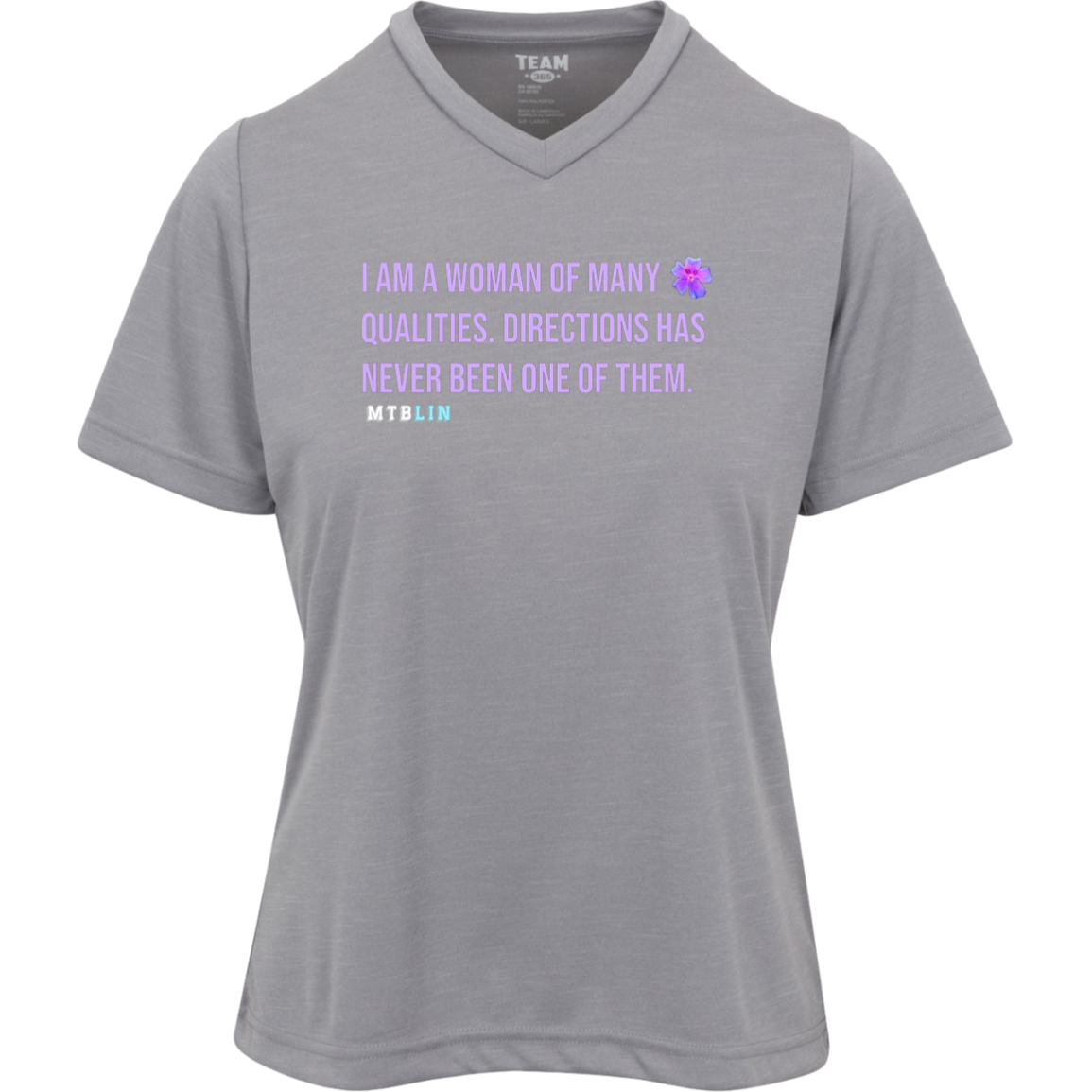 WOMAN OF MANY QUALITIES ATHLETIC TEE