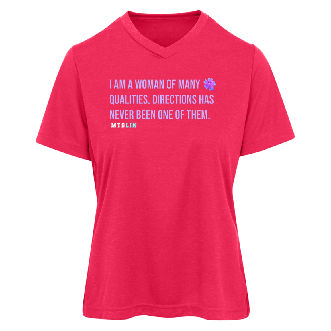 WOMAN OF MANY QUALITIES ATHLETIC TEE