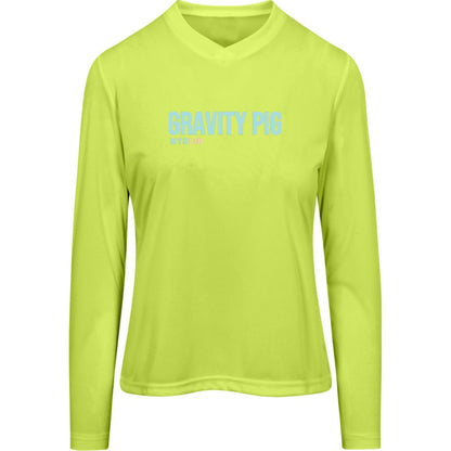 GRAVITY PIG WOMEN'S LONGSLEEVE ATHLETIC TEE