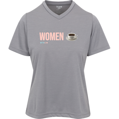 WOMEN COFFEE WOMEN'S ATHLETIC TEE