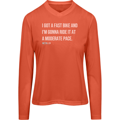 FAST BIKE V2 WOMEN'S LONGSLEEVE TEE