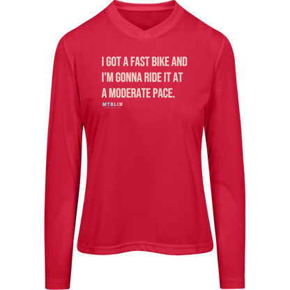 FAST BIKE V2 WOMEN'S LONGSLEEVE TEE