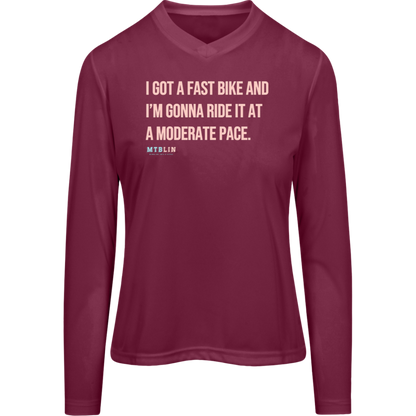 FAST BIKE V2 WOMEN'S LONGSLEEVE TEE