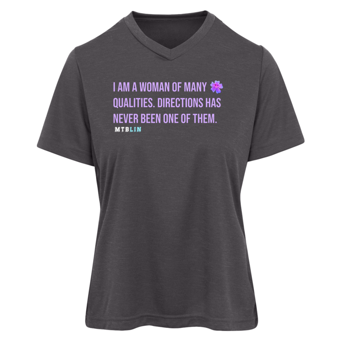 WOMAN OF MANY QUALITIES ATHLETIC TEE