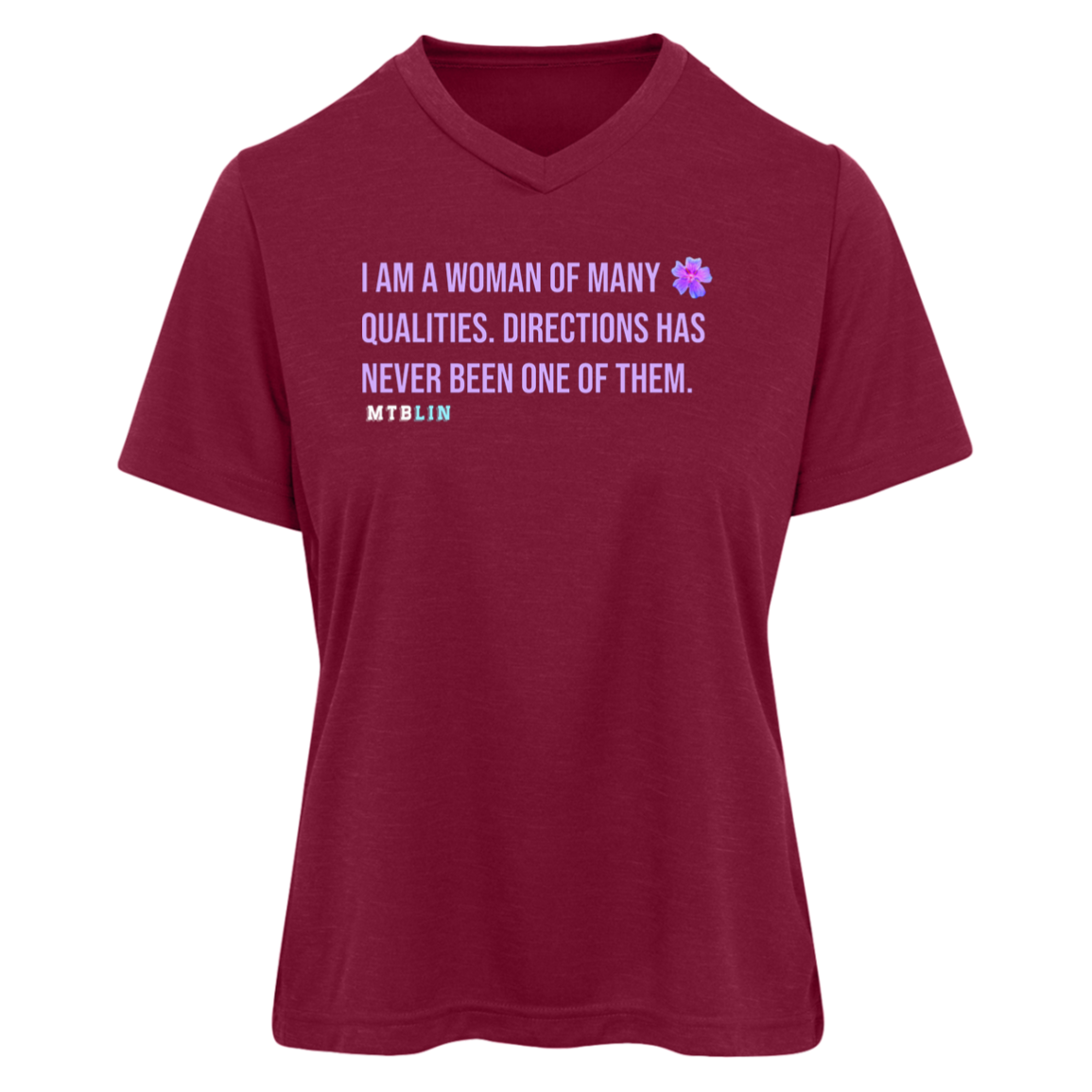 WOMAN OF MANY QUALITIES ATHLETIC TEE