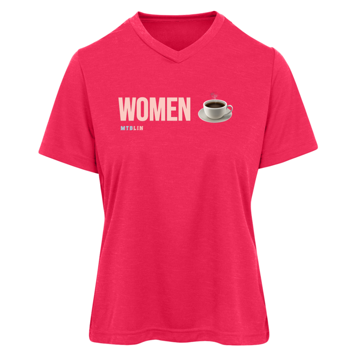 WOMEN COFFEE WOMEN'S ATHLETIC TEE