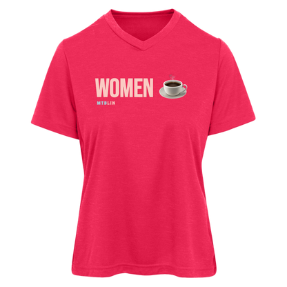 WOMEN COFFEE WOMEN'S ATHLETIC TEE