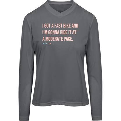 FAST BIKE V2 WOMEN'S LONGSLEEVE TEE