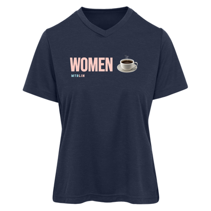 WOMEN COFFEE WOMEN'S ATHLETIC TEE